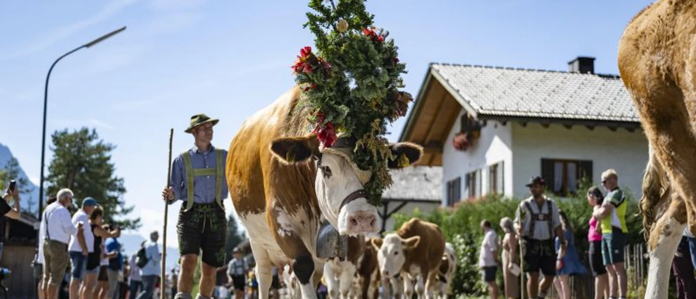 Krüner Almabtrieb mit Dorffest u. Bauernmarkt