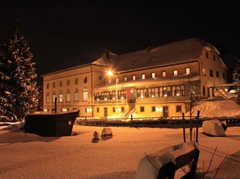 Gasthof Hertigswalde im Winter