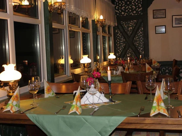 Abendstimmung im Restaurant