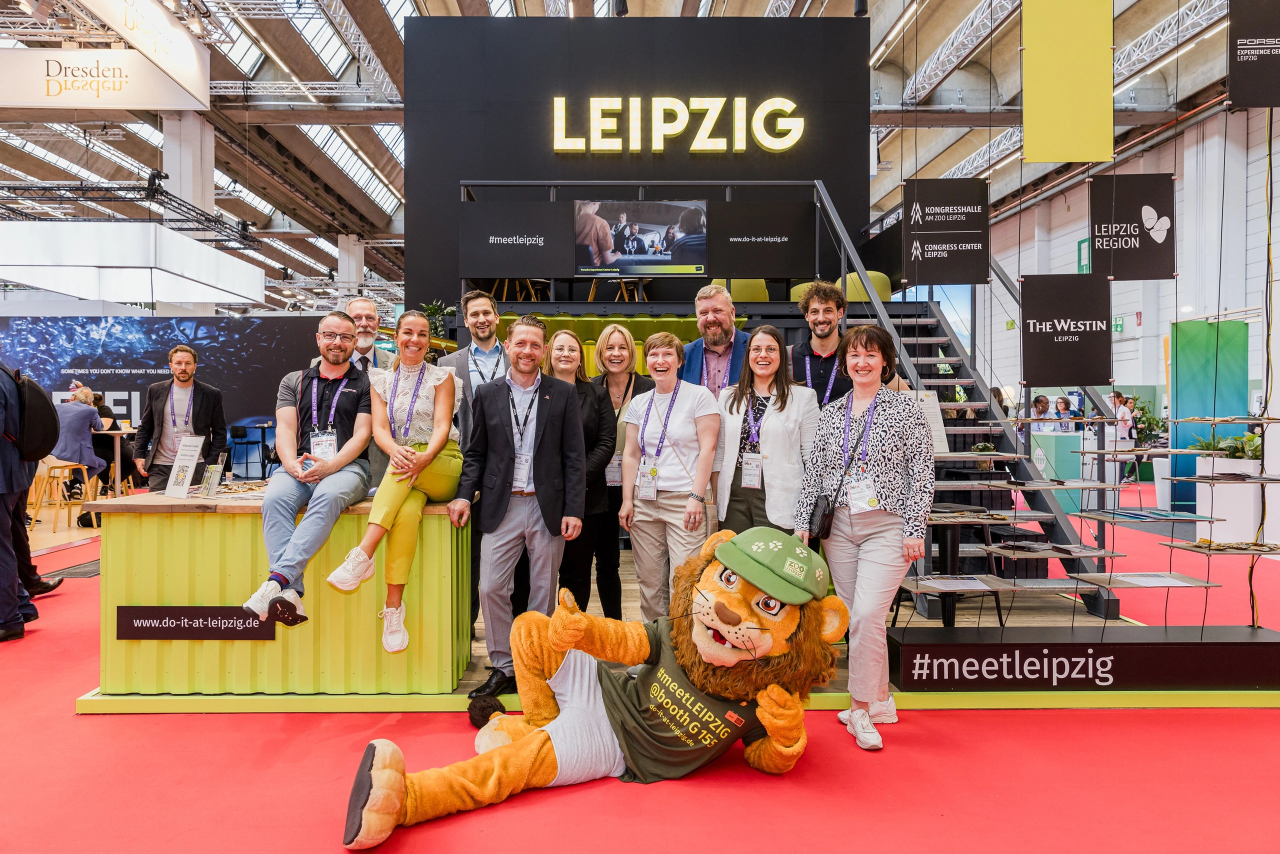 Leipzig exhibition stand at IMEX Frankfurt 2024 | Leipzig Convention Bureau