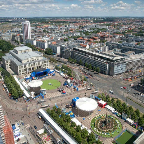 EURO 2024 Fan Zone auf dem Augustusplatz | Leipzig Convention Bureau EURO 2024 Fan Zone auf dem Augustusplatz - päsentiert vom Leipzig Convention Bureau