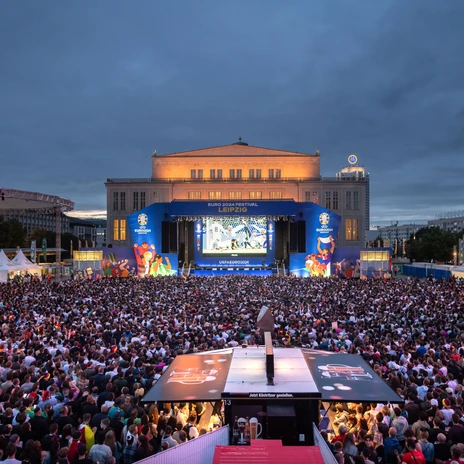 Your meeting & conference in Leipzig: EURO 2024 Fan zone at Augustusplatz