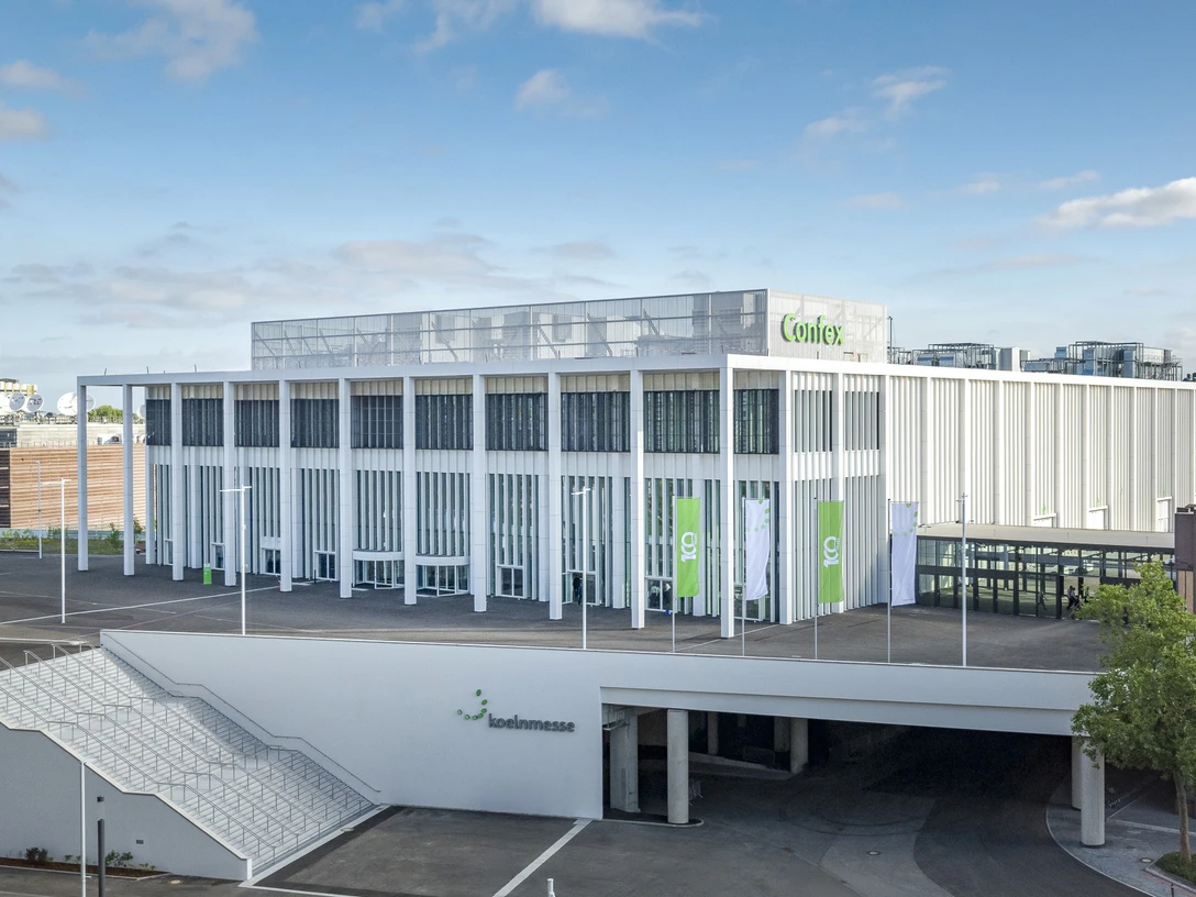 Confex Neues Kongresszentrum Confex von außenThe exterior of the new Confex conference centre