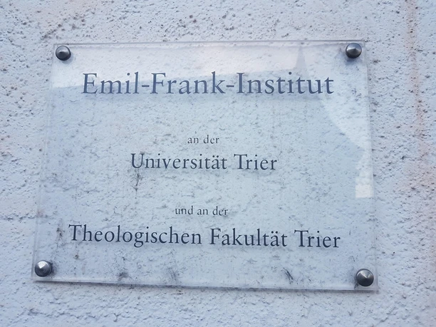 Schild am Eingang