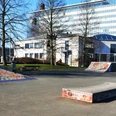 Skaterplatz Salzgitter-Lebenstedt vor dem Rathaus
