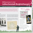 tafel borgholzhausen kiepenkerl 820x580 fin_1.jpg Willkommensschild in der Lebkuchenstadt Borgholzhausen mit Informationen über lokale Attraktionen.