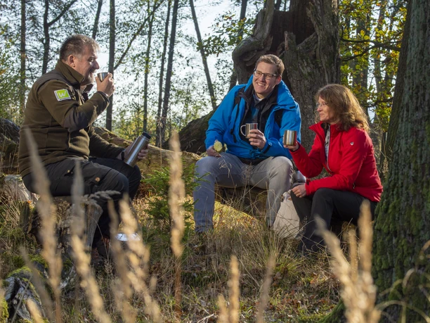 Gemeinsame Pause mit Ranger Gemeinsame Pause mit Ranger