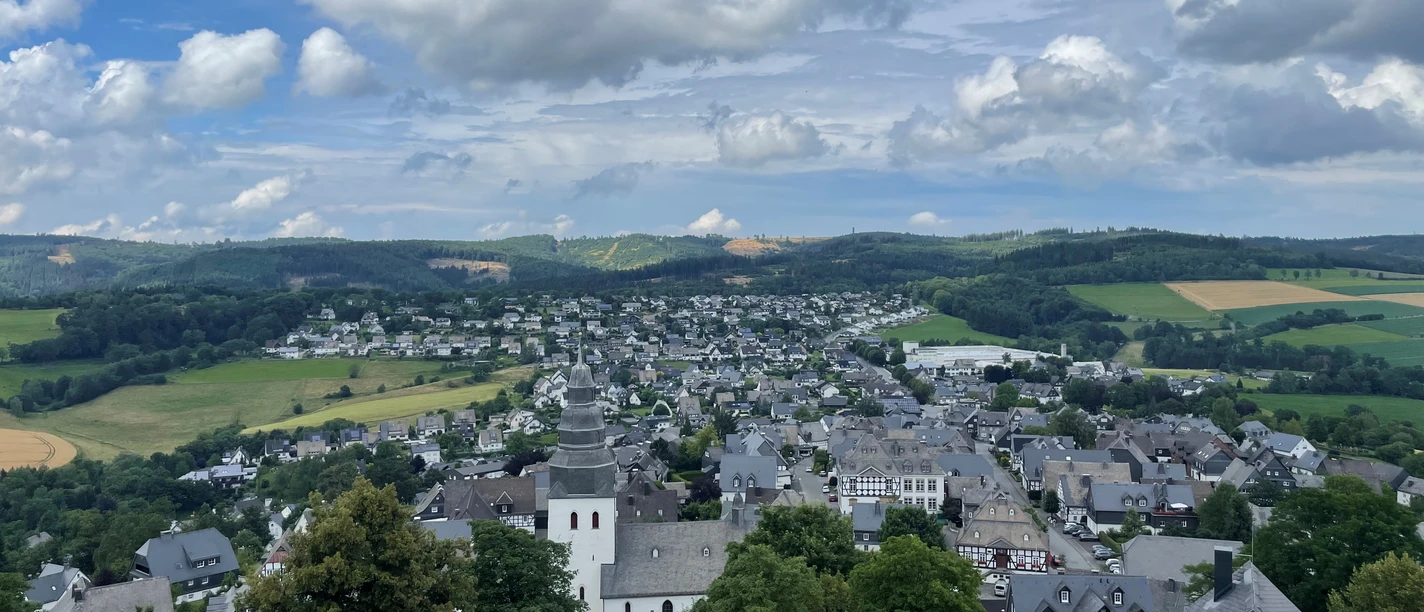 Eversberg Blick von Burgruine