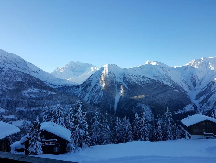Aussicht Chalet Rhodan (Simplon)