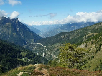 Aussicht ins Gantertal