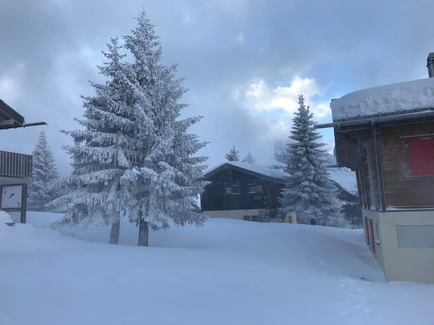 Chalet Winter mit Nachbarschaft