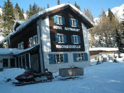 Rhonequelle im Winter