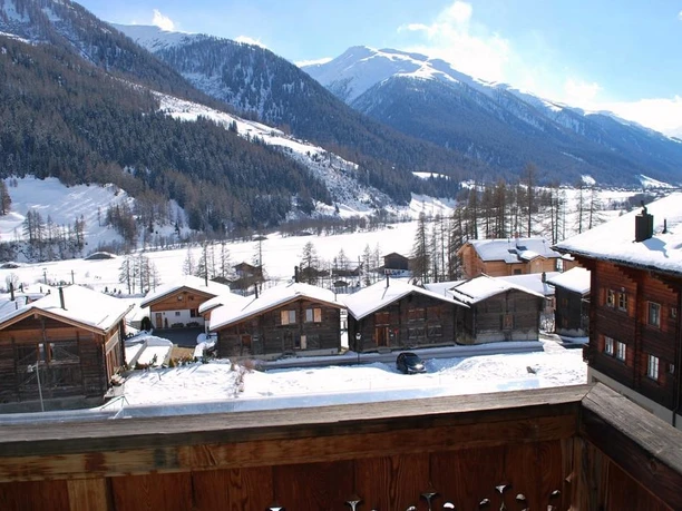 Ausblick vom Balkon