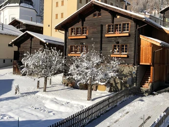 Blick vom Balkon Winter