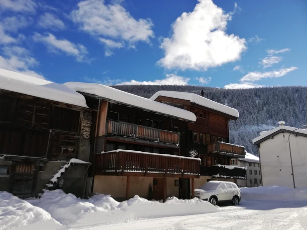 Sidelhorn Winter Blauer Himmel
