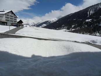 Aussicht vom Sitzplatz (Winter)