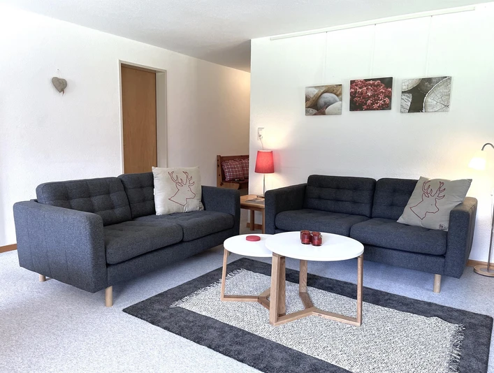 Chalet Woodland Sitzbereich