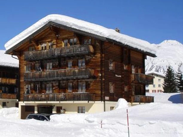 Haus im Winter