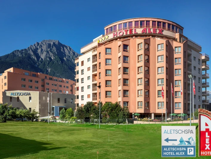 Hotel Alex _Aletschspa_Naters_Brig mit Logos