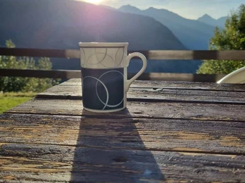 Morgenstimmung beim Chalet ...