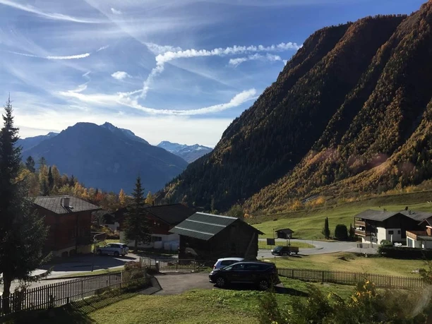 Sicht auf Parkplatz