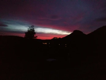 Nächtlicher Blick auf Königstein