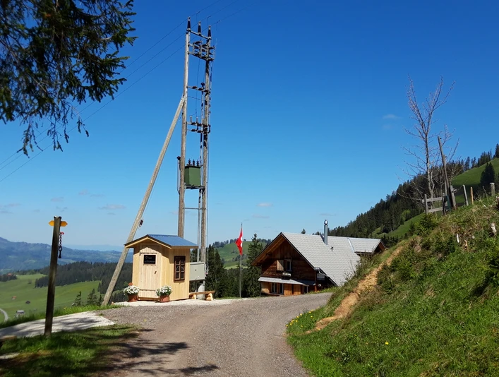 Blick auf den Hof Oberbühl
