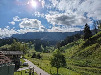 Das B&B bietet eine tolle Aussicht