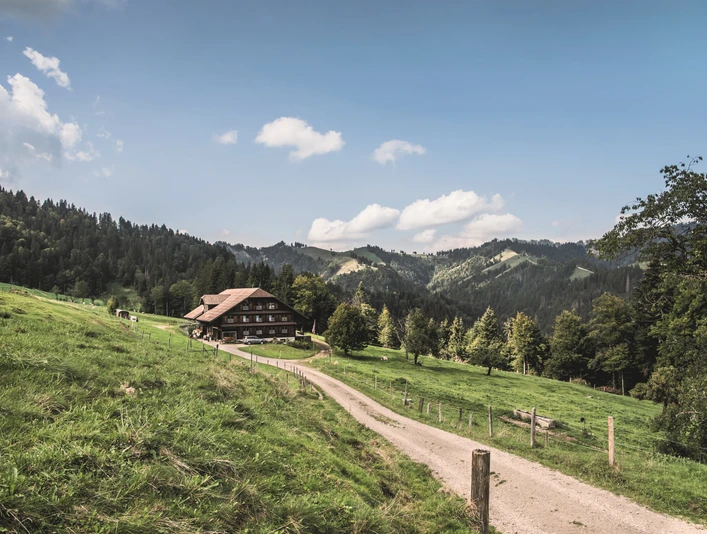 Die Alp Erigsmoos mitten im Napfgebiet