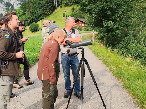 Auf Exkursion mit dem Ranger Auf Exkursion mit dem Ranger