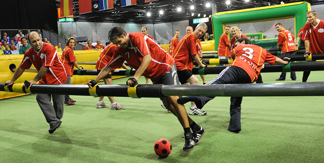mSa Menschenkicker Menschenkicker-TurnierHuman table football competition
