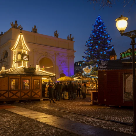 Blauer Lichterglanz in Potsdam