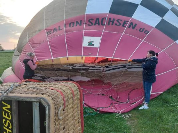 Aufrüsten des Ballon