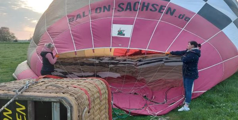 Aufrüsten des Ballon