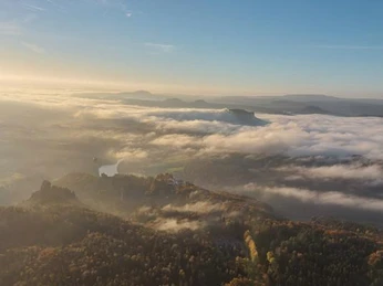 Lilienstein im Stratus