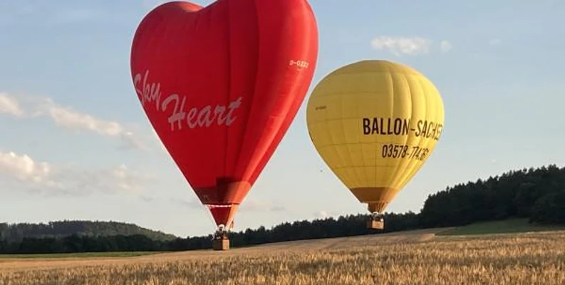 Herzballon Sky Heart