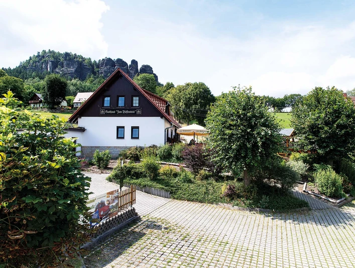 Herzlich willkommen om Gasthaus Zum Pfaffenstein