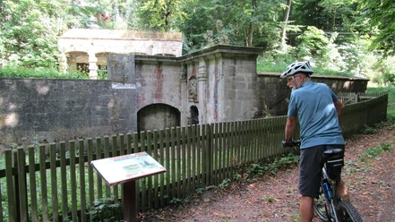 Lutterspring mit Radfahrer