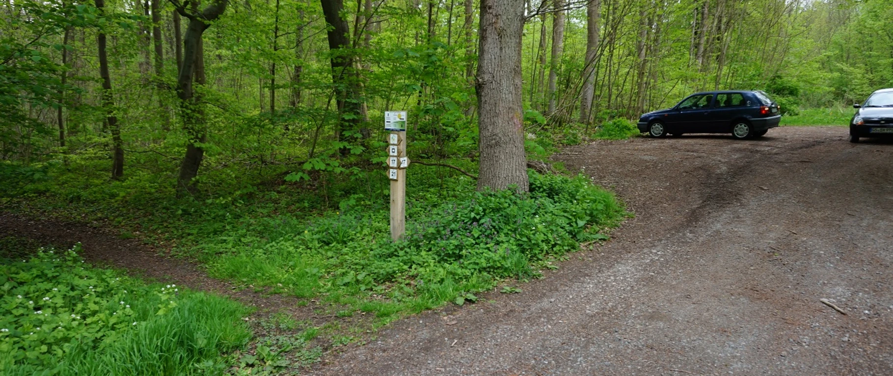 Wegpunkt Langeleber Pfahl