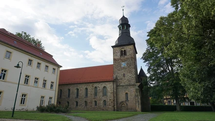 Historischer Ortskern mit St. Marien Kirche