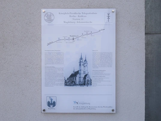 Info-Tafel Telegraphenstation Nr. 14