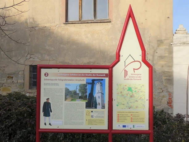 Info-Tafel Telegraphenstation Nr. 16