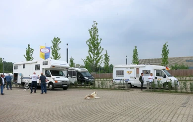 Wohnmobilstellplatz an der Wasserwelt Braunschweig