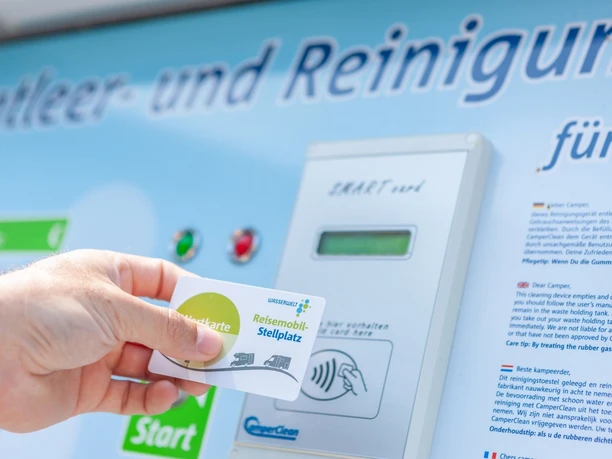 Entleer- und Reinigungsstation Wohnmobilstellplatz Wasserwelt Braunschweig