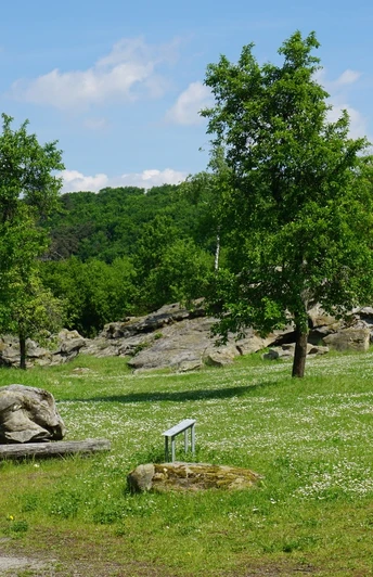 Start zur Tour an der Bockshornklippe in Gr. Steinum