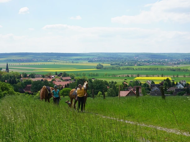 Blick vom Aussichtspunkt Heineberg auf Gr. Steinum