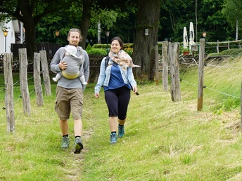 Zwischen den Koppeln hinab zur Teufelsküche