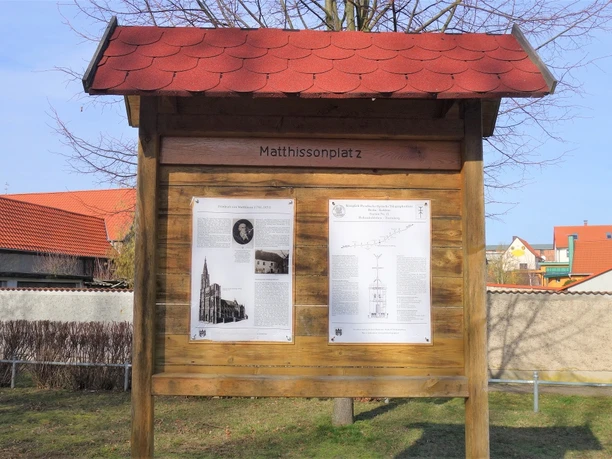 Infotafel Telegraphenstation Nr.15 in Hohendodeleben