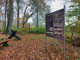 Picknickplatz und Hinweistafel bei Rade-Wittingen