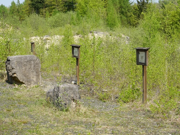 Infotafeln im Erlebnissteinbruch Hainholz